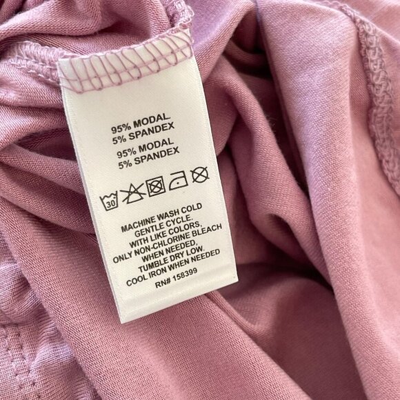 Hale Bob Pink Modal/Spandex Long Sleeve Pajama PJ Set Size Large NEW - Picture 4 of 4